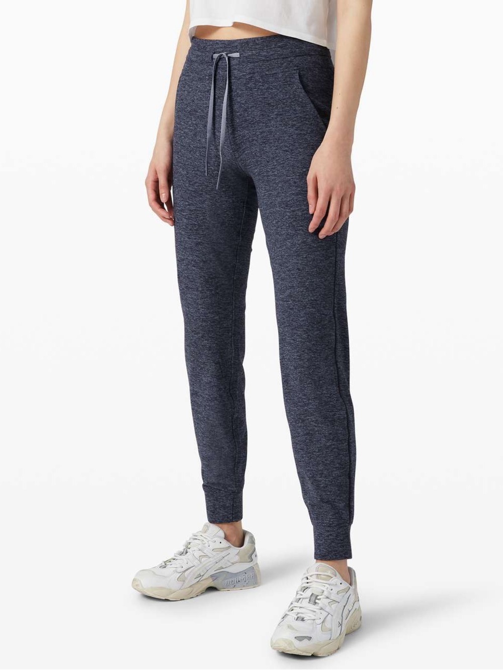 Lululemon Ready To Rulu Jogger Pant *29" Heathered Peri Purple / Black - Size 6